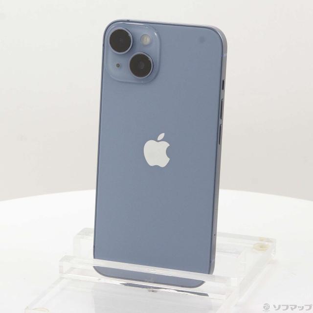 (中古)Apple iPhone14 128GB ブルー MPVJ3J/A SIMフリー(349-ud)