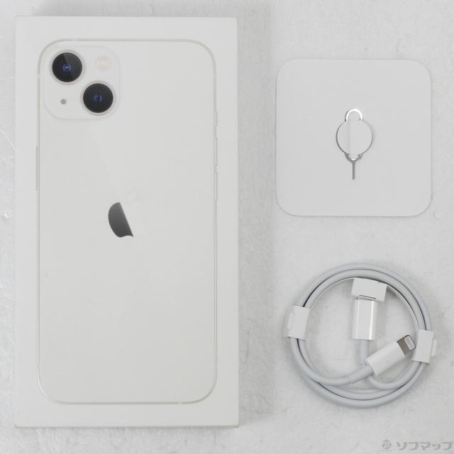 (中古)Apple iPhone13 128GB スターライト MLND3J/A SIMフリー(258-ud)_4