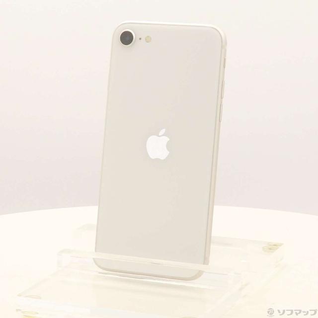 (中古)Apple iPhone SE 第3世代 64GB スターライト MMYD3J/A SIMフリー(269-ud)
