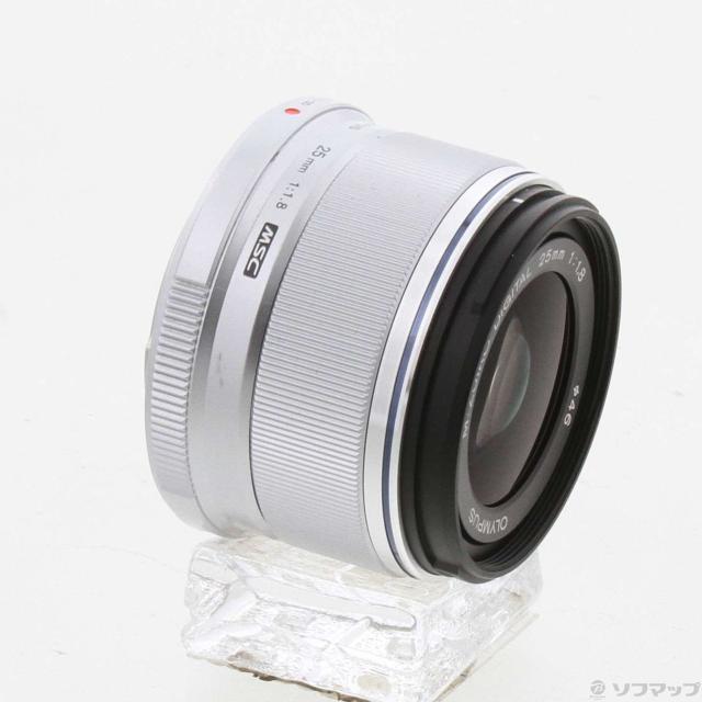 中古)OLYMPUS M.ZUIKO DIGITAL 25mm F1.8 (レンズ/シルバー) (μ4/3