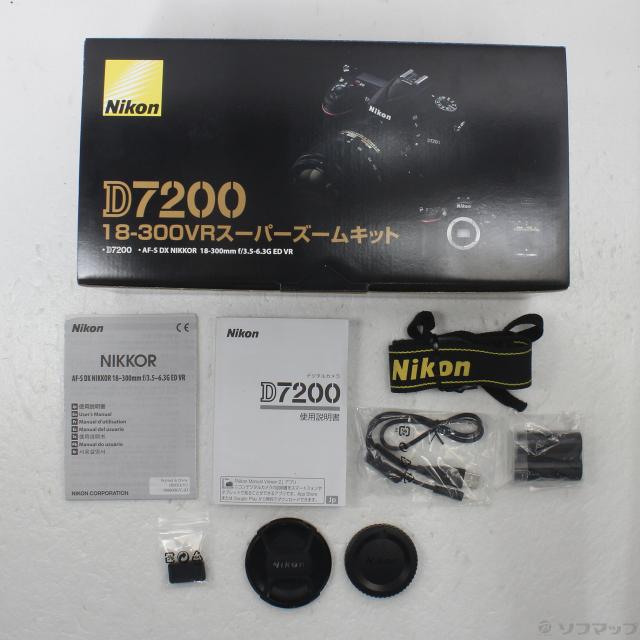 (中古)Nikon Nikon D7200 18-300 VR スーパーズームキット (2416万画素/SDXC)(262-ud)_5