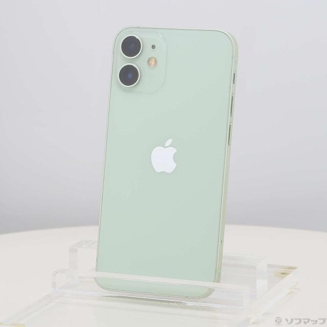 (中古)Apple iPhone12 mini 256GB グリーン MGDW3J/A SIMフリー(198-ud)