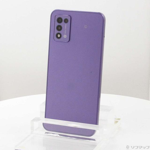 (中古)ワイモバイル Libero 5G III 64GB パープル ZESBY1 Y!mobile SIMフリー(295-ud)