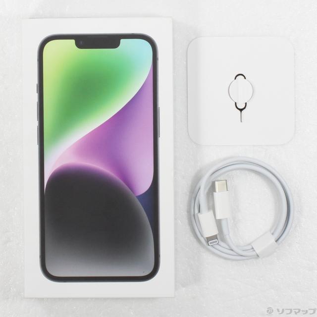 (中古)Apple iPhone14 128GB ミッドナイト MPUD3J/A SIMフリー(262-ud)_4