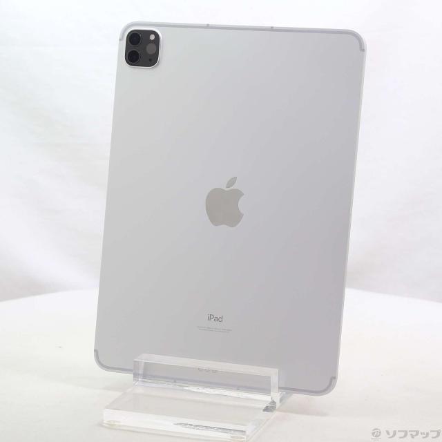 (中古)Apple iPad Pro 11インチ 第3世代 256GB シルバー MHW83J/A docomoロック解除SIMフリー(258-ud)