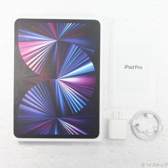 (中古)Apple iPad Pro 11インチ 第3世代 256GB シルバー MHW83J/A docomoロック解除SIMフリー(258-ud)_4