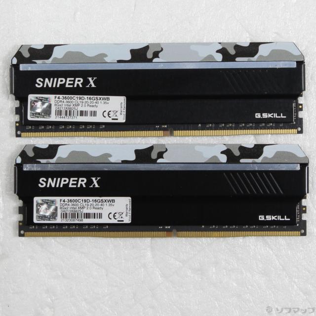(中古)GSKILL F4-3600C19D-16GSXWB(262-ud)