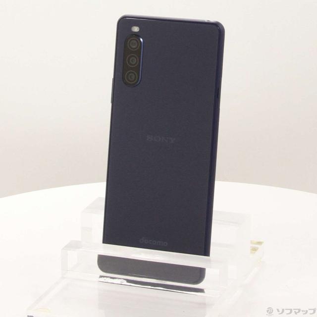 中古)SONY Xperia 10 II 64GB ブルー SO-41A docomoロック解除SIM 