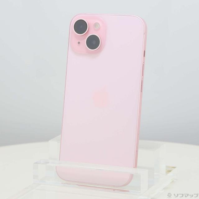 (中古)Apple iPhone15 256GB ピンク MTMP3J/A SIMフリー(269-ud)