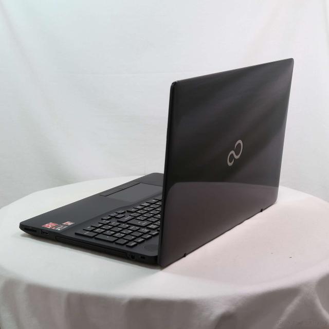 (中古)FUJITSU LIFEBOOK AH76/D1 FMVA76D1BB シャイニーブラック (Windows 10)(262-ud)