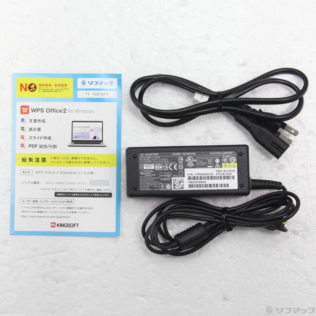 (中古)FUJITSU LIFEBOOK AH76/D1 FMVA76D1BB シャイニーブラック (Windows 10)(262-ud)