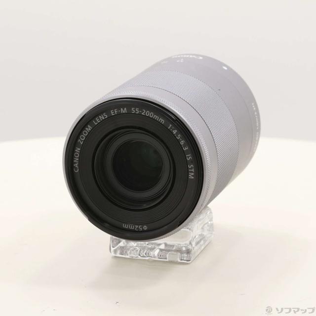 中古)Canon EF-M55-200MM F4.5-6.3 IS STM シルバー(262-ud) 【公式