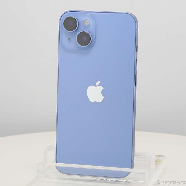 (中古)Apple iPhone14 128GB ブルー MPVJ3J/A SIMフリー(262-ud)