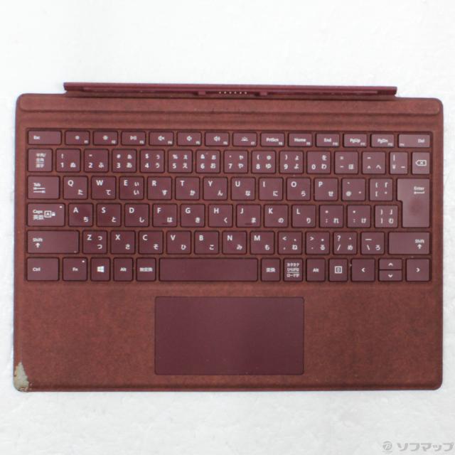 (中古)Microsoft Surface Pro Signature Type Cover FFP-00059 バーガンディ(262-ud)