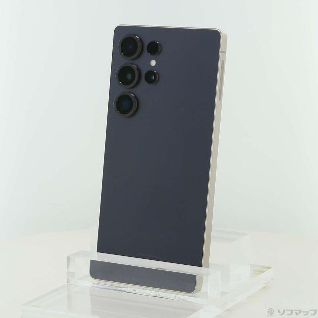 (中古)SAMSUNG Galaxy S25 Ultra 256GB チタニウムブラック SM-S938QZKASJP SIMフリー(344-ud)