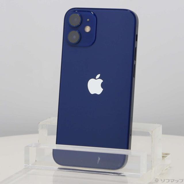 (中古)Apple iPhone12 mini 128GB ブルー MGDP3J/A SIMフリー(262-ud)