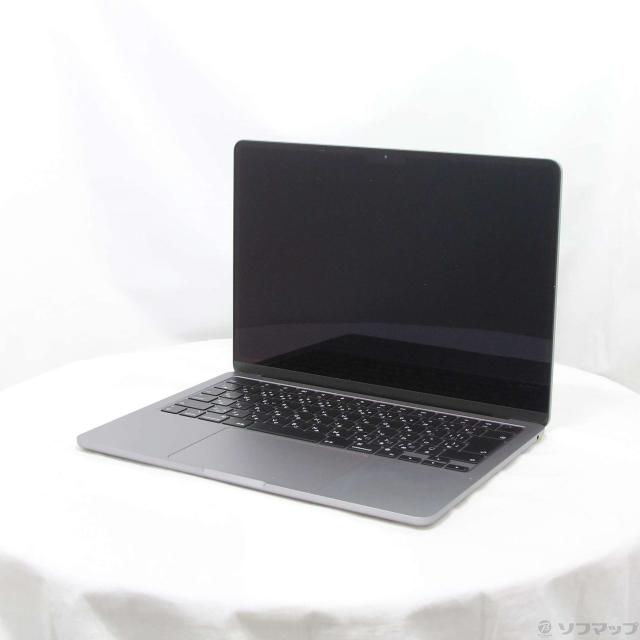 (中古)Apple MacBook Air 13.6-inch Mid-2022 MLXX3J/A Apple M2 8コアCPU_10コアGPU 8GB SSD512GB スペースグレイ (26.3 Tahoe)(344-ud)