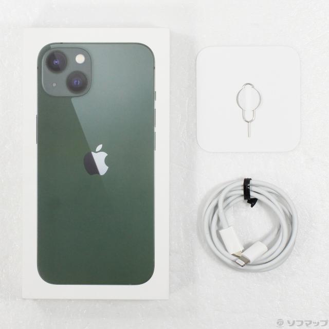 (中古)Apple iPhone13 128GB グリーン MNGG3J/A SIMフリー(297-ud)_4