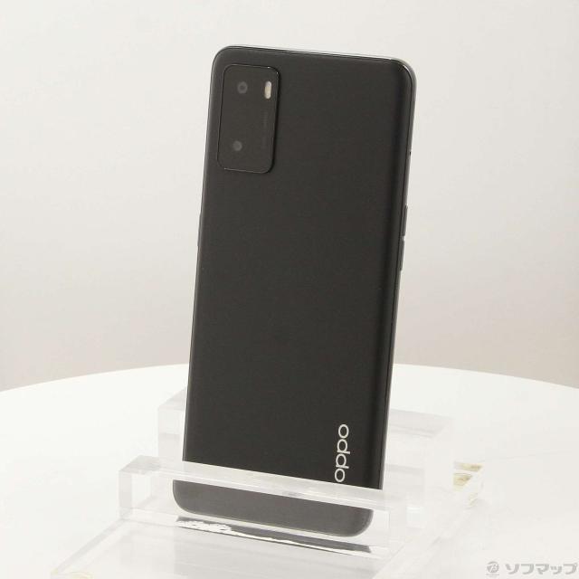 (中古)OPPO OPPO A55s 5G 64GB ブラック CPH2309 SIMフリー(258-ud)