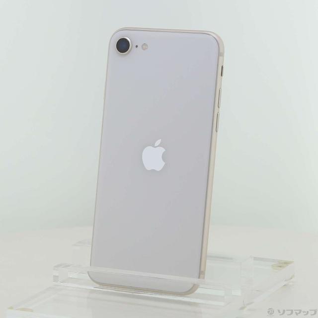 中古)Apple iPhone SE 第3世代 64GB スターライト MMYD3J/A SIMフリー 
