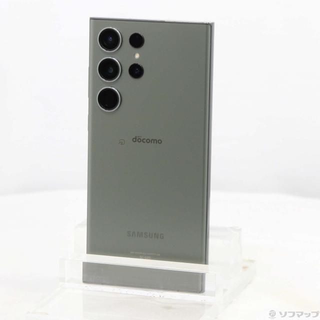 (中古)SAMSUNG Galaxy S23 Ultra 256GB グリーン SC-52D docomo SIMフリー(258-ud)