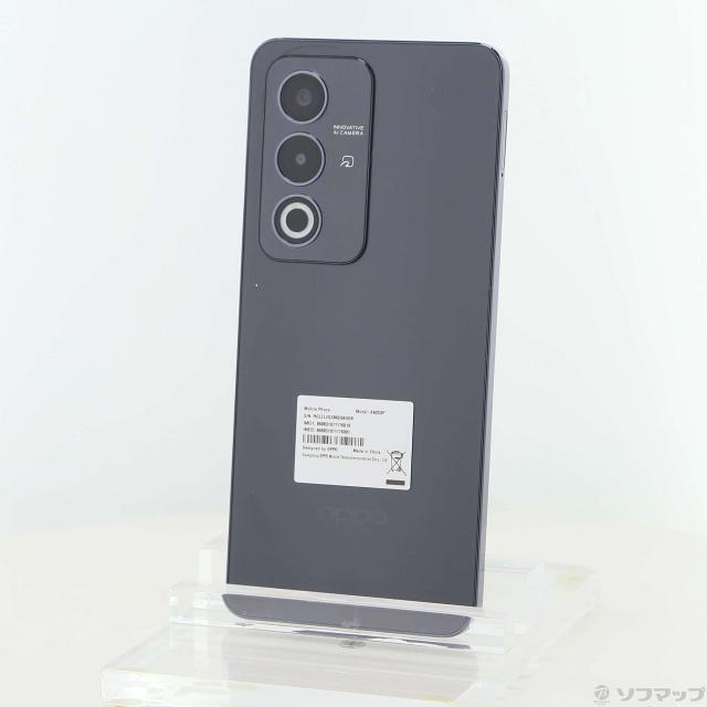(中古)ワイモバイル OPPO A3 5G 128GB ブラック OPSAL2 Y!mobile SIMフリー(276-ud)