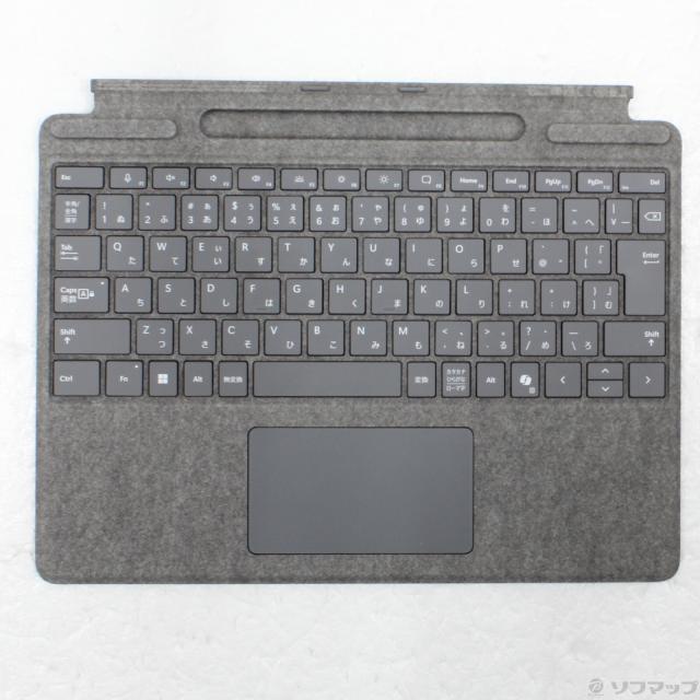 (中古)Microsoft Surface Pro 13インチ キーボード (ペン収納付き/スリムペン別売り) プラチナ 8XA-00256(198-ud)