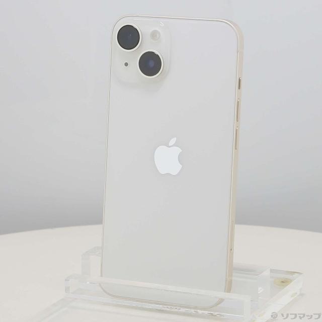 (中古)Apple iPhone14 128GB スターライト MPUQ3J/A SIMフリー(377-ud)