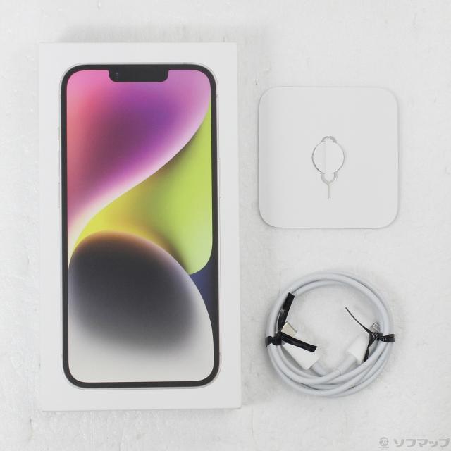 (中古)Apple iPhone14 128GB スターライト MPUQ3J/A SIMフリー(377-ud)_4