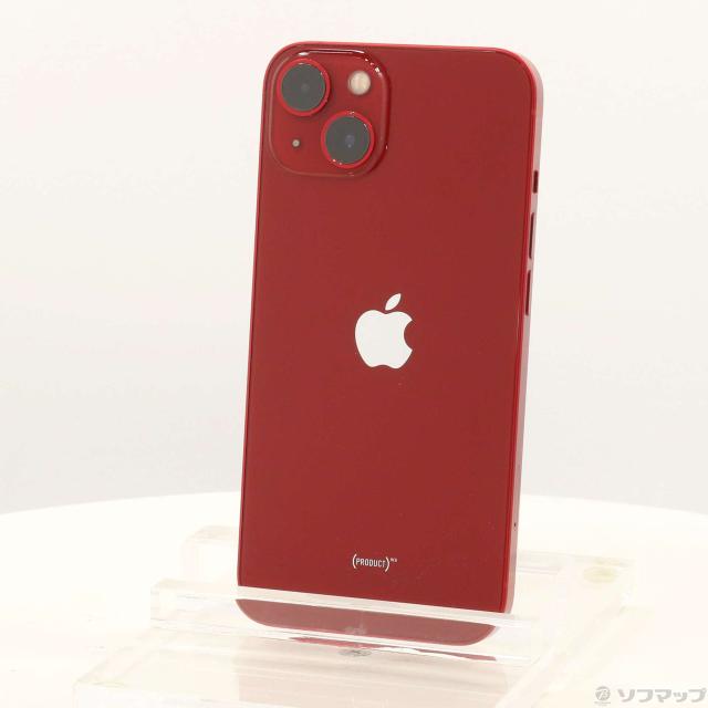 (中古)Apple iPhone13 128GB プロダクトレッド MLNF3J/A SIMフリー(247-ud)