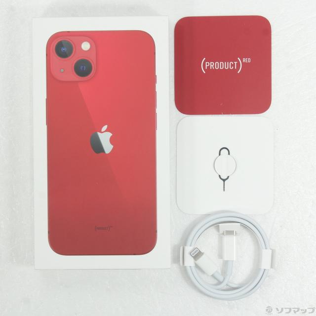 (中古)Apple iPhone13 128GB プロダクトレッド MLNF3J/A SIMフリー(247-ud)_4