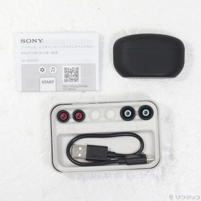(中古)SONY WF-1000XM5 ブラック(262-ud)_4