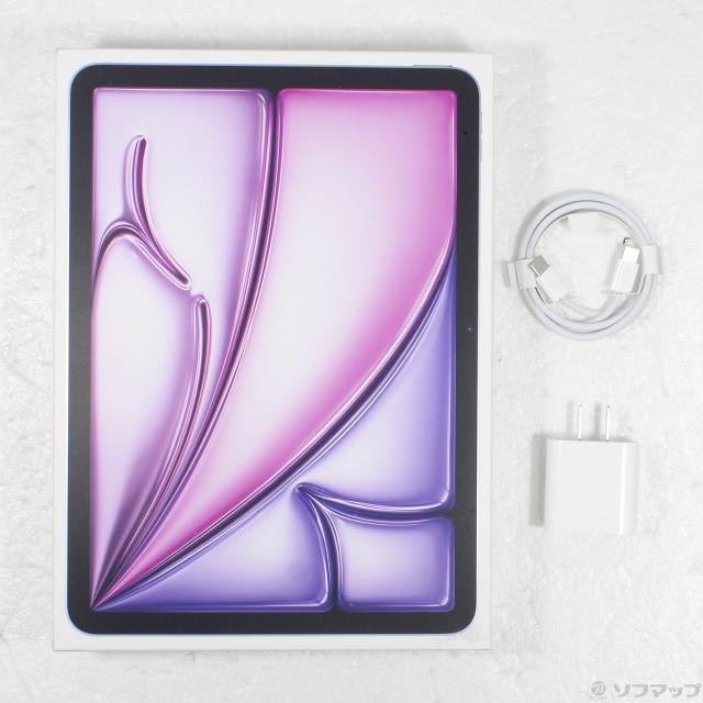 中古)Apple iPad Air 11インチ(M3) 128GB パープル 3N673J/A Wi-Fi(258-ud)
