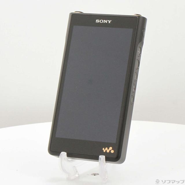 (中古)SONY WALKMAN WM1AM2 メモリ128GB+microSD ブラック NW-WM1AM2(198-ud)