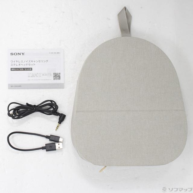 (中古)SONY WH-1000XM5 S プラチナシルバー(269-ud)_4