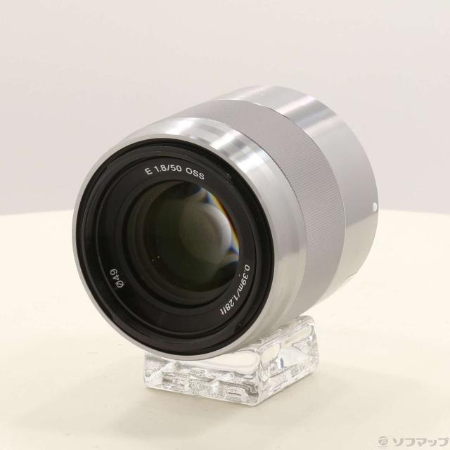 (中古)SONY E 50mm F1.8 OSS SEL50F18 Eレンズ/シルバー(247-ud)