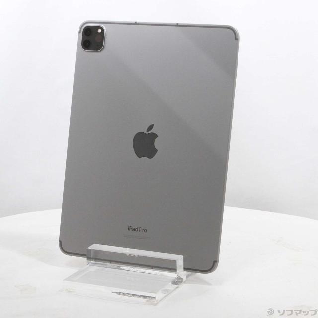 (中古)SoftBank iPad Pro 11インチ 第4世代 128GB スペースグレイ MNYC3J/A SoftBankロック解除SIMフリー(269-ud)