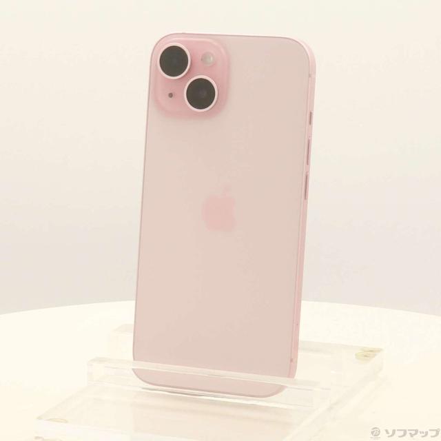 (中古)Apple iPhone15 256GB ピンク MTMP3J/A SIMフリー(349-ud)