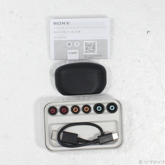 (中古)SONY WF-1000XM5 ブラック(352-ud)_4