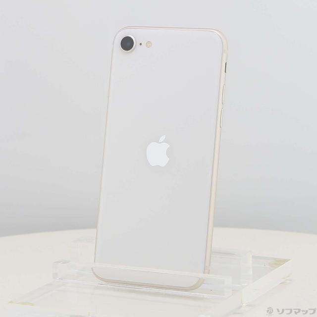 (中古)Apple iPhone SE 第3世代 64GB スターライト MMYD3J/A SIMフリー(269-ud)