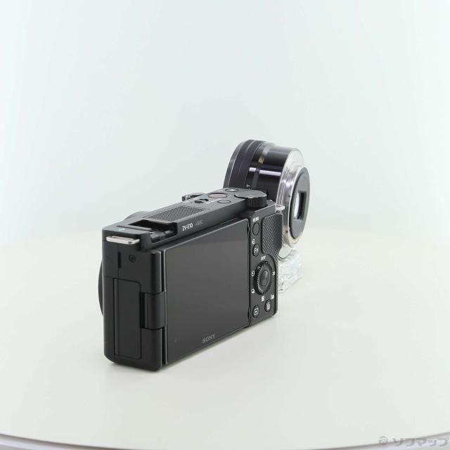 中古)SONY VLOGCAM ZV-E10L パワーズームレンズキット ブラック(198-ud