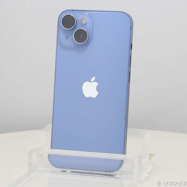 (中古)Apple iPhone14 128GB ブルー MPVJ3J/A SIMフリー(377-ud)