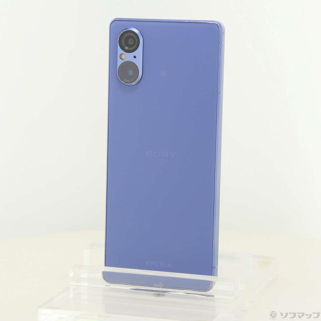 中古)SONY Xperia 5 V 256GB ブルー XQ-DE44 SIMフリー(276-ud)【公式 