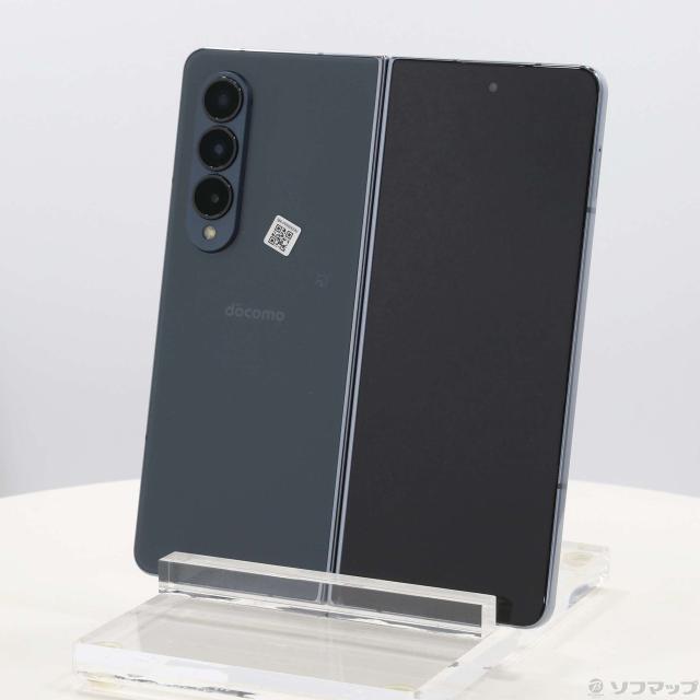 中古)SAMSUNG Galaxy Z Fold4 256GB グレイグリーン SC-55C docomo SIM
