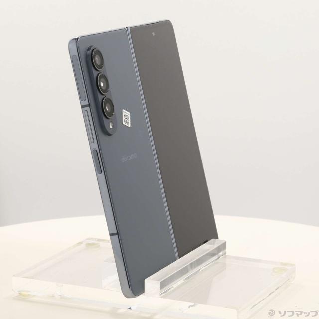 GALAXY Z Fold4 国内版 docomo SIMフリー　中古美品 中古)SAMSUNG Galaxy Z Fold4 256GB グレイグリーン SC-55C docomo SIM