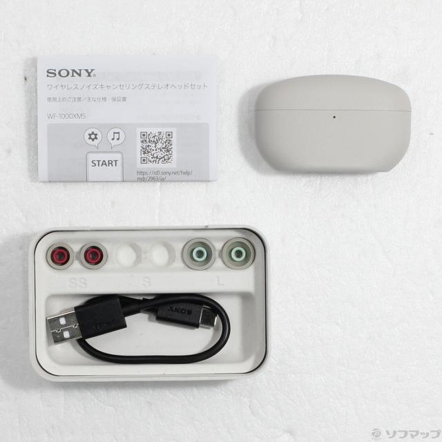 (中古)SONY WF-1000XM5 プラチナシルバー(198-ud)_4