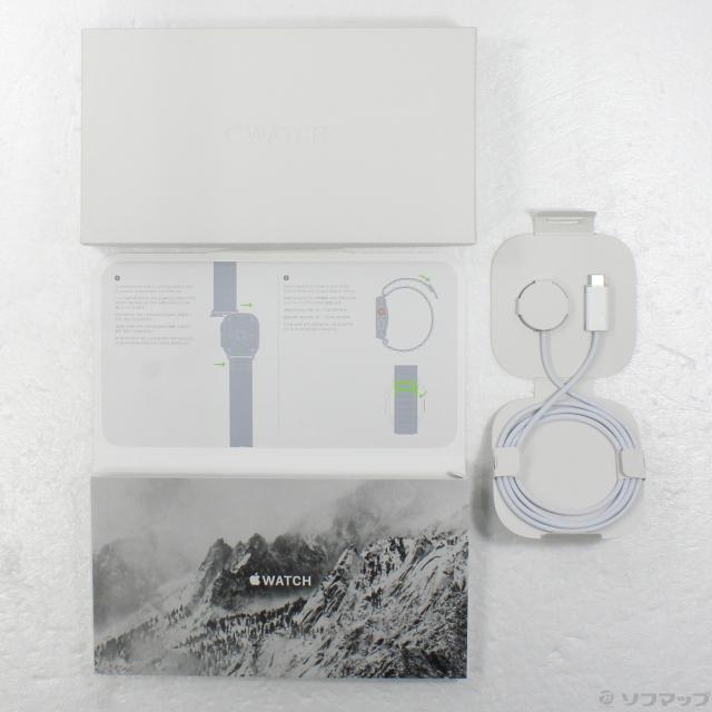 (中古)Apple Apple Watch Ultra GPS + Cellular 49mm チタニウムケース オレンジアルパインループ(262-ud)_4