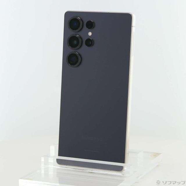 (中古)GALAXY Galaxy S25 Ultra 256GB チタニウムブラック SM-S938QZKASJP SIMフリー(377-ud)