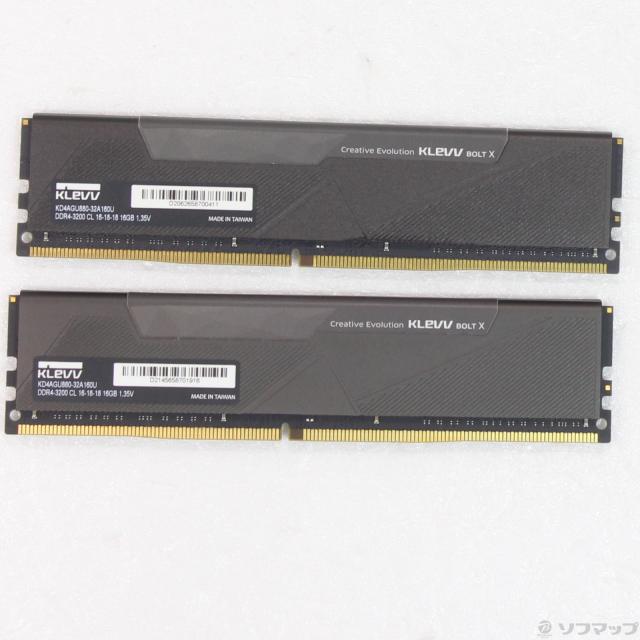 (中古)288P DDR4 PC4-25600 DDR4-3200 32GB 16GB×2枚組(377-ud)