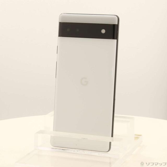 (中古)GOOGLE Google Pixel 6a 128GB チョーク GB17L au SIMフリー(262-ud)